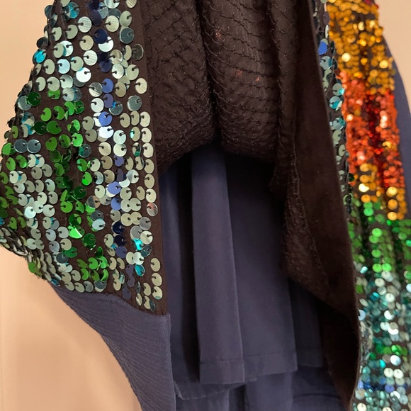 Preen Mini Multi Rainbow Sequin Dress, size 6 - Picture 4 of 6